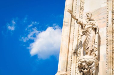 Milano, İtalya 'da eski mimari
