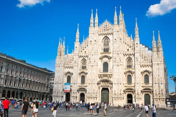 Міланський собор (куполом), Італія — стокове фото