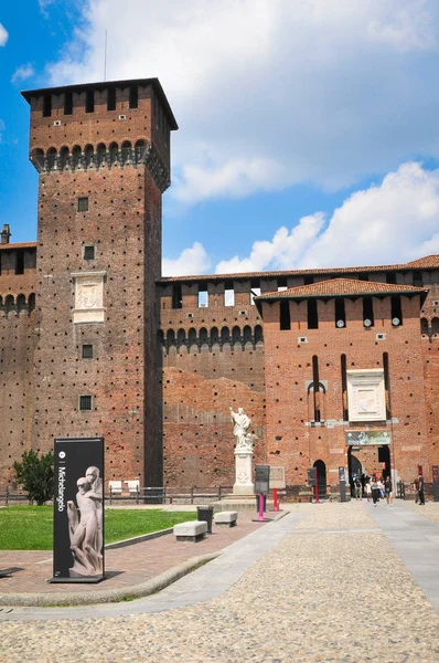 Schloss in Mailand, Italien — Stockfoto