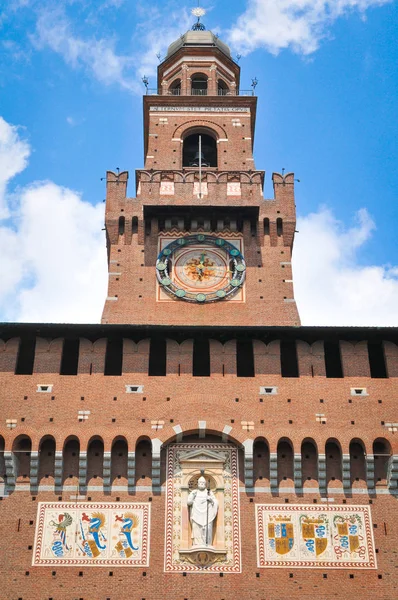 Kasteel in Milaan, Italië — Stockfoto