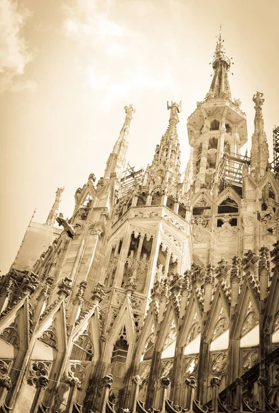 İtalya 'daki Milan Katedrali — Stok fotoğraf