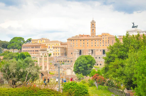 Skyline van rome, Italië — Stockfoto