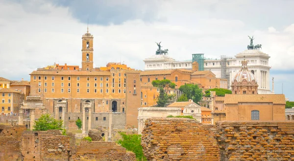 Skyline di Roma, Italia — Foto Stock