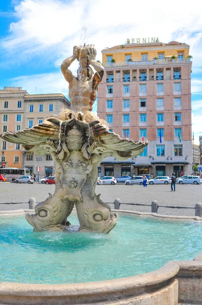 Triton fountain in Rome — Stock Photo, Image