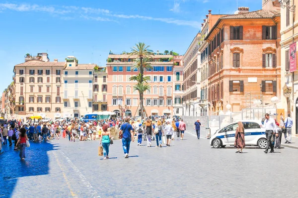 Piazza di Spagna in Rome, Italy — Stock Photo, Image