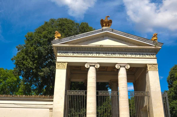 Borghese Gardens in Rome, Italië — Stockfoto