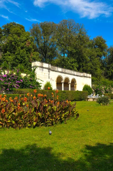 Borghese Gardens in Rome, Italy — Stock Photo, Image