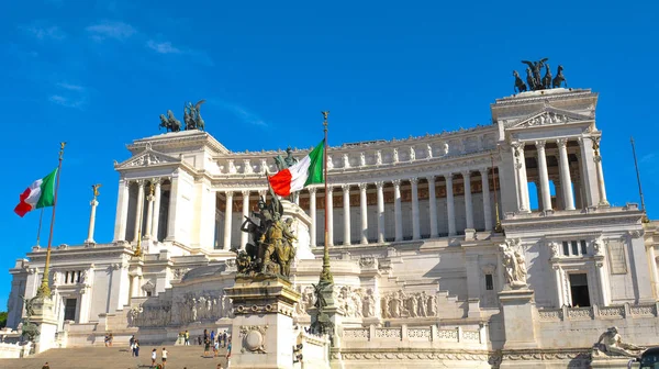 Monumento a Vittorio Emanuele en Roma, Italia — Foto de Stock