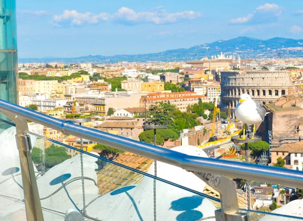 Flygfoto av Rom, Italien — Stockfoto