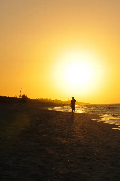 Apus de soare în Varadero, Cuba — Fotografie, imagine de stoc