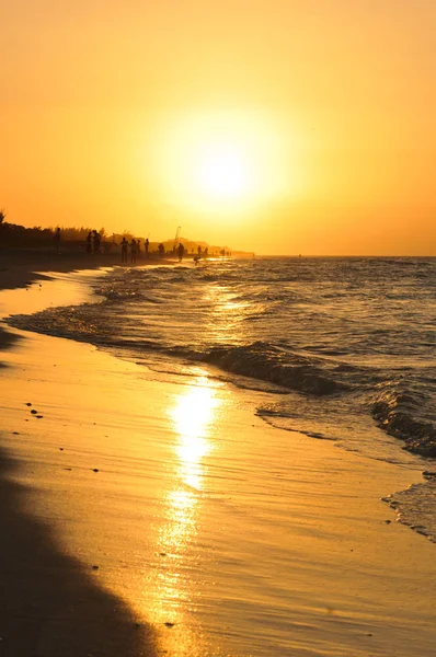 Sonnenuntergang in Varadero, Kuba — Stockfoto