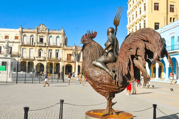 Plaza Vieja, Havana, Cuba — Fotografia de Stock