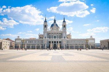 Almudena Cathedral in Madrid, Spain clipart