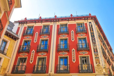Plaza Mayor (Main Square) Madrid, İspanya 