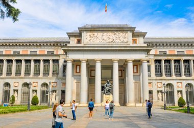 Prado Museum in Madrid, Spain  clipart