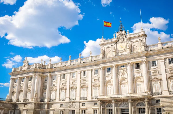 Palazzo Reale a Madrid, Spagna — Foto Stock