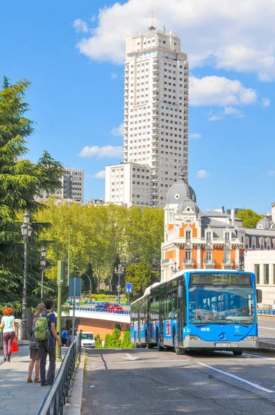 Stadtbild in Madrid, Spanien — Stockfoto