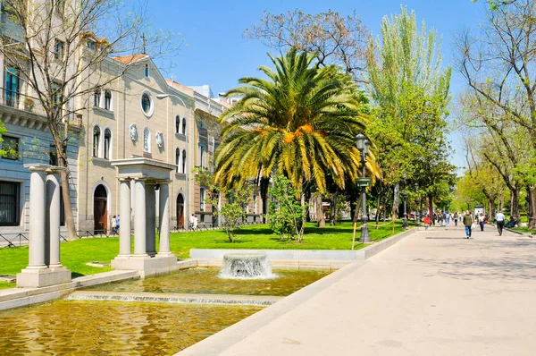 Parque em Madrid, Espanha — Fotografia de Stock