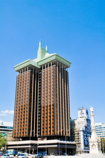 Madrid 'deki Plaza de Colon, İspanya — Stok fotoğraf