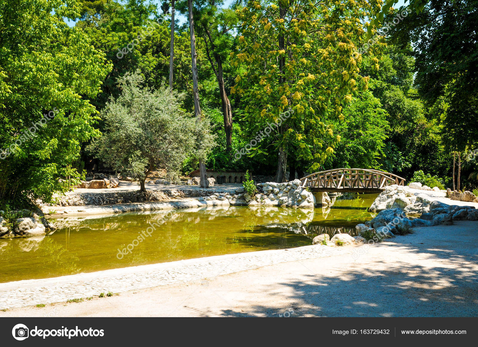 National Gardens In Athens Greece Stock Photo C Lucianmilasan