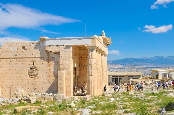 Turistas en Atenas, Grecia — Foto de Stock