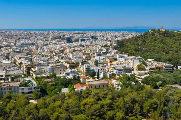 Skyline de Atenas, Grécia — Fotografia de Stock