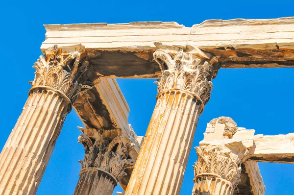 Храм Зевса Олимпийского в Афинах, Греция — стоковое фото