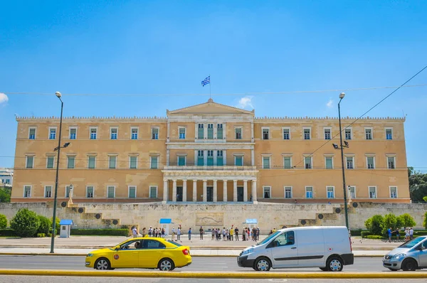 Parlamentsbyggnaden i Aten, Grekland — Stockfoto