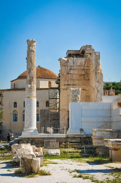 Hadrianus könyvtár-Athén, Görögország — Stock Fotó