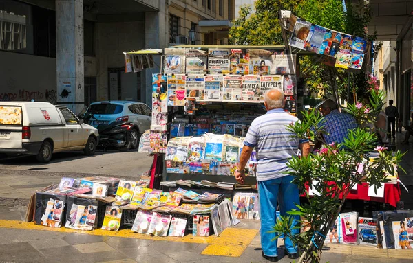 Kiosk in Athen, Griechenland — Stockfoto