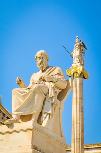 柏拉图的雕像 — 图库照片