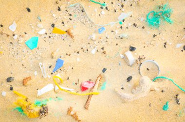 Plastik bit ile kirliliği kavramı 