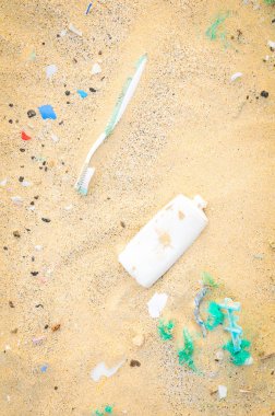 Plastik bit ile kirliliği kavramı 