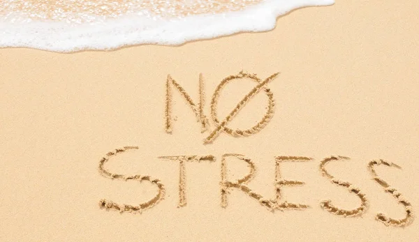 No hay estrés en la playa — Foto de Stock