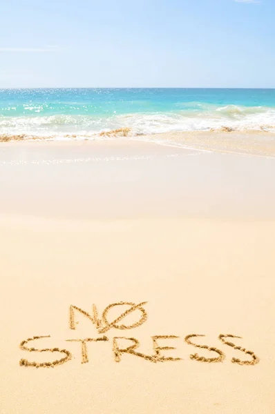 No hay estrés en la playa — Foto de Stock