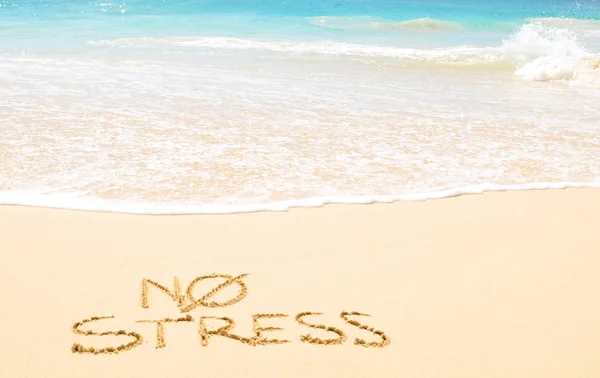 Nessun stress sulla spiaggia — Foto Stock