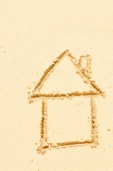 Casa en la playa Imagen De Stock