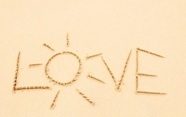 Amor en la playa — Foto de Stock