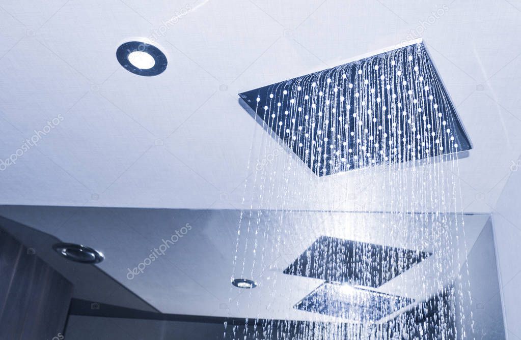 Modern ceiling shower