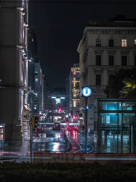 Viena à noite — Fotografia de Stock