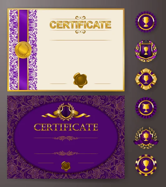 zarif şablonu bir sertifika, diploma