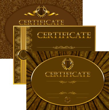 zarif şablonu bir sertifika, diploma
