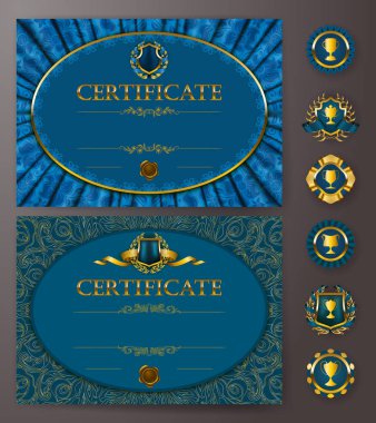 zarif şablonu bir sertifika, diploma