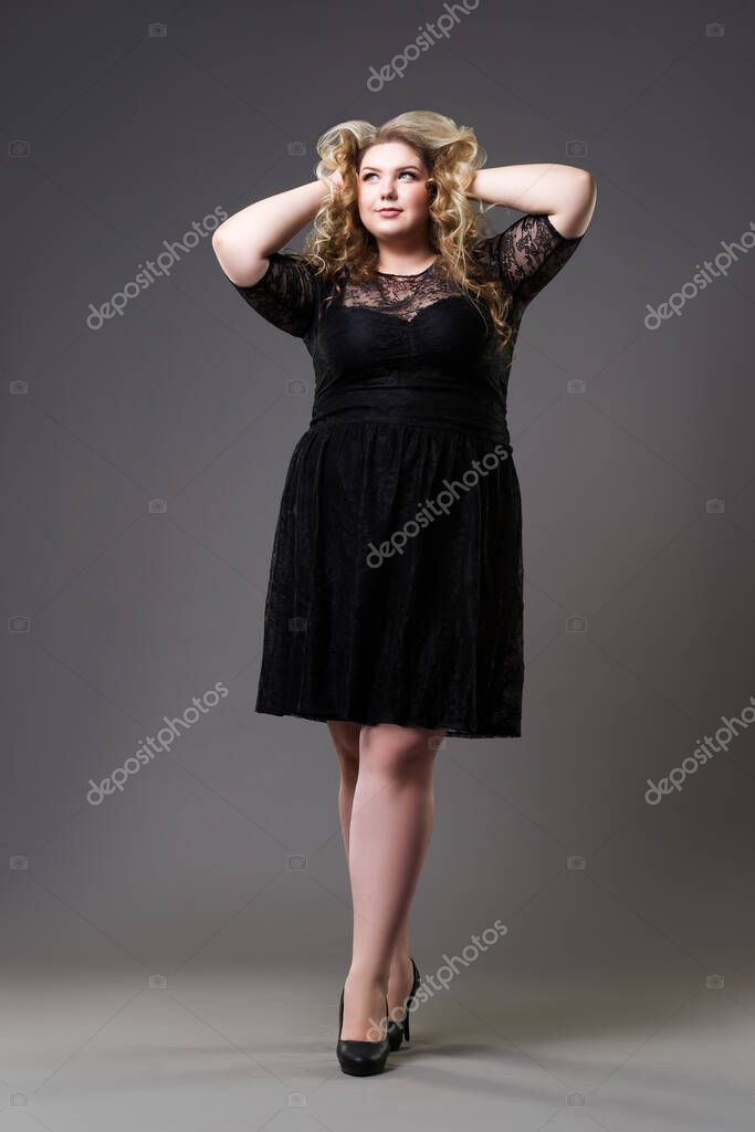 Gorda en online vestido