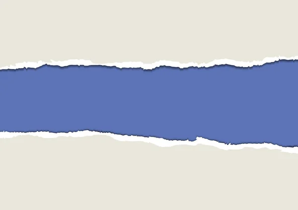 撕的纸矢量，显示蓝色背景的时间间隔 — 图库矢量图片