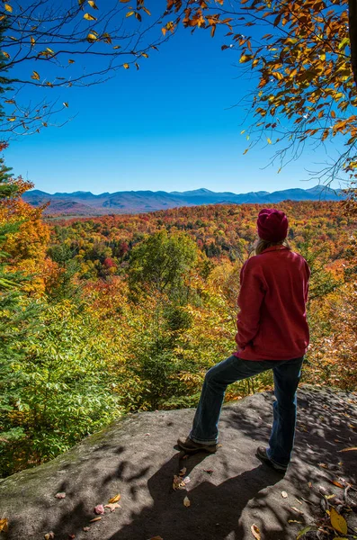 Herbst Farbe Rund Den See Ruhig — Stockfoto