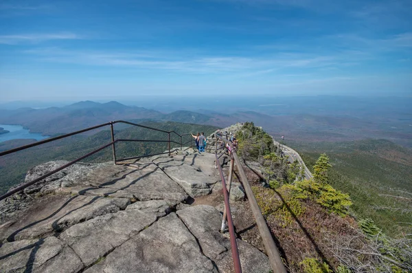 View from the trail at Whiteface mountain — стоковое фото