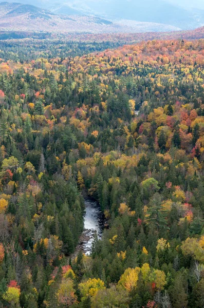 Herfst kleuren in Lake Placid Ny — Stockfoto