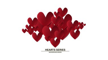 Vektör çizim kağıt kalp