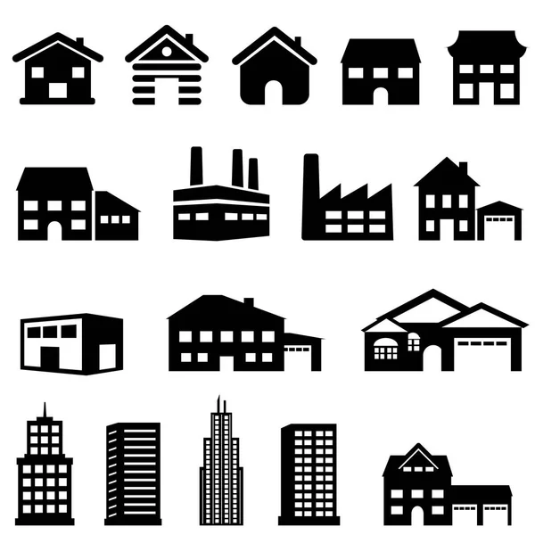 Building and house architecture — Stock Vector
